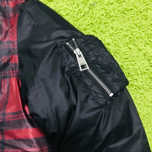 Just Cavalli Red/Black Puffer Jacket - Picture 6 of 7